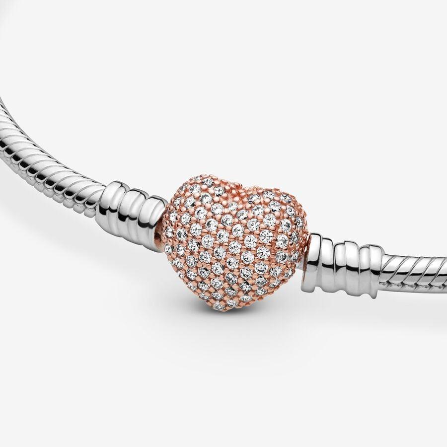 Pandora586292CZ-20 Moments Pave Herzverschluss Schlangenkette Armband 20 cm Pandora586292CZ-20 Moments Pave Herzverschluss Schlangenkette Armband 20 cm